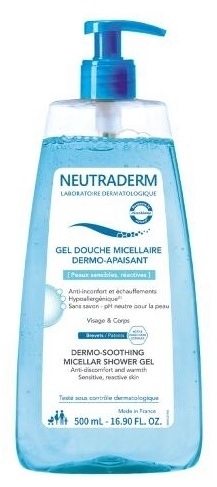NEUTRADERM Dermo - Łagodzący Micelarny Żel pod prysznic 500 ml