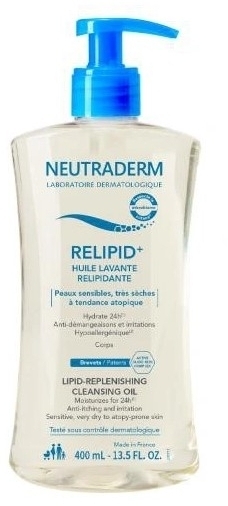 NEUTRADERM RELIPID+ Olejek do mycia odbudowujący warstwę lipidową 400 ml