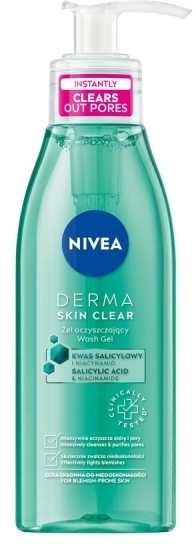 NIVEA Żel oczyszczający DERMA SKIN CLEAR 150ml