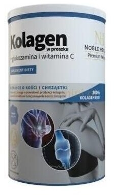 NOBLE HEALTH Kolagen + glukozamina i witamina C 100 g