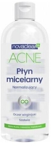 NOVACLEAR ACNE Płyn micelarny Normalizujący na trądzik 400 ml