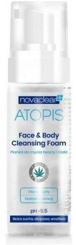 NOVACLEAR ATOPIS Pianka do mycia twarzy 150 ml