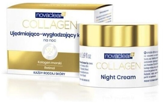 NOVACLEAR COLLAGEN Ujędrniająco - Wygładzający krem na noc 50ml