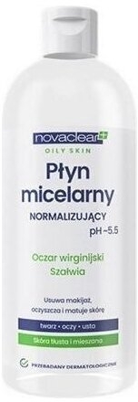 NOVACLEAR Płyn Micelarny Normalizujący 400 ml