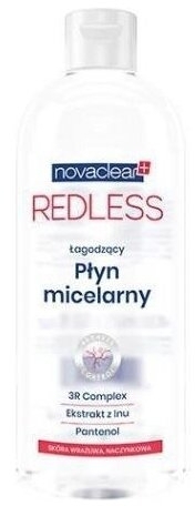 NOVACLEAR REDLESS Łagodzący płyn micelarny 400ml