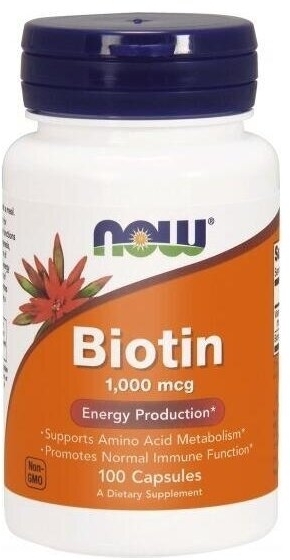 NOW FOODS Biotyna 1000 mcg 100 kapsułek