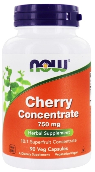 NOW FOODS Cherry Concentrate 750 mg 90 kapsułek