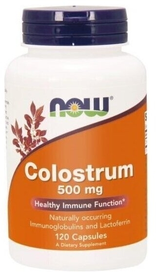 NOW FOODS Colostrum 500mg 120 kapsułek