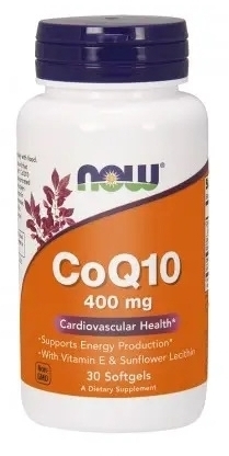 NOW FOODS Koenzym Q10 400 mg 30 kapsułek