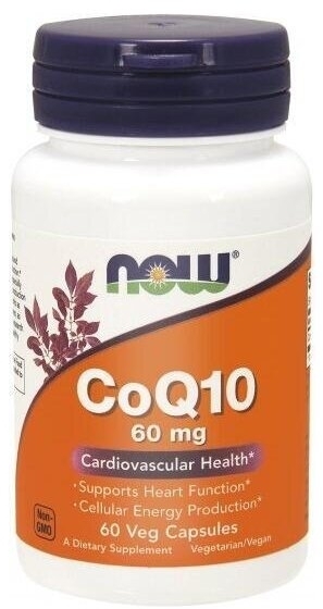NOW FOODS Koenzym Q10 60 mg 60 kapsułek