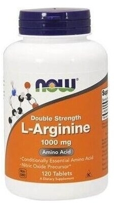 NOW FOODS L-Arginina 1000 mg 120 tabletek