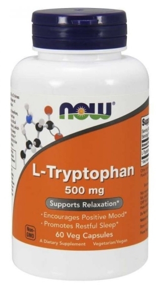 NOW FOODS L-Tryptophan 500 mg 60 kapsułek