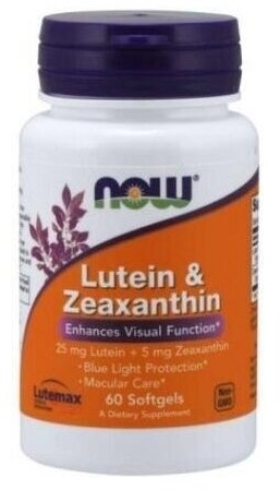 NOW FOODS Lutein & Zeaxanthin 60 kapsułek