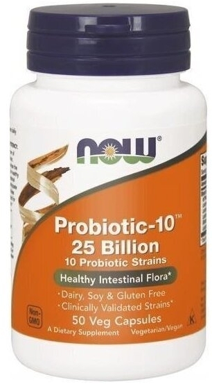 NOW FOODS Probiotic-10 25 Billion 50 kapsułek