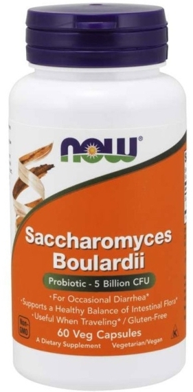 NOW FOODS Saccharomyces bulardii 60 kapsułek