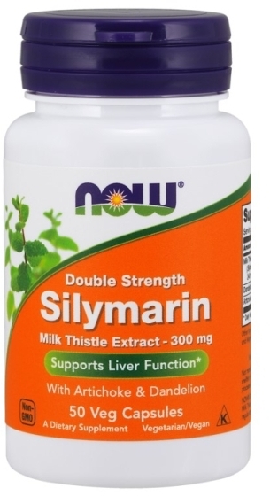 NOW FOODS Silymarin 300 mg 50 kapsułek