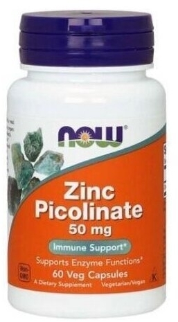 NOW FOODS Zinc Picolinate 50mg 60tab.