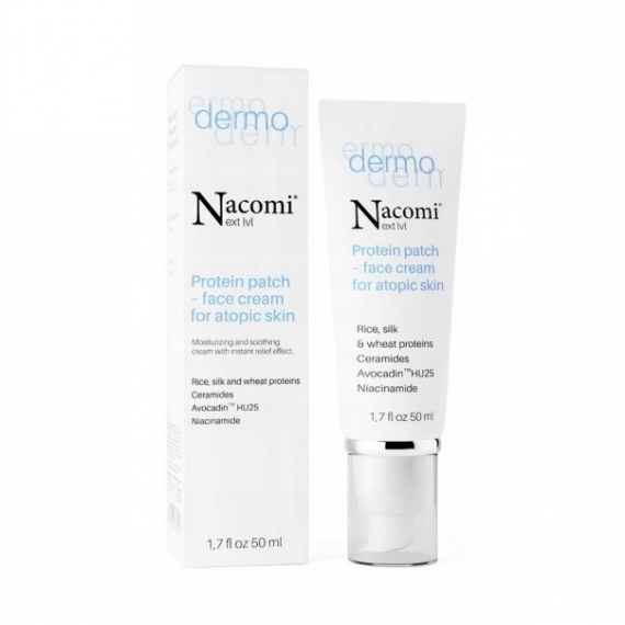Nacomi Next LVL Dermo Krem - plaster proteinowy do skóy atopowej 50 ml