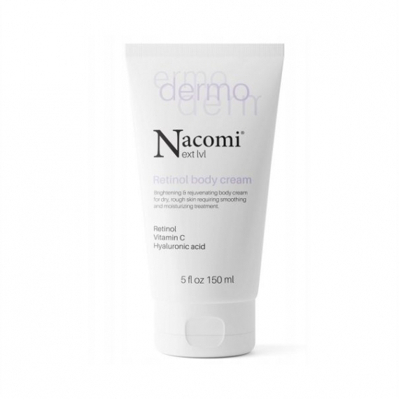 Nacomi Next LVL Dermo Krem rozjaśniająco - odmładzający z retinolem i Witaminą C 150 ml