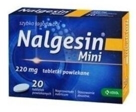 Nalgesin Mini 220 mg 20 tabletek