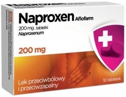Naproxen Aflofarm 0,2g 10 tabletek