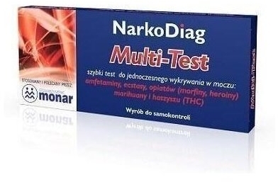 NarkoDiag Multitest na narkotyki z moczu
