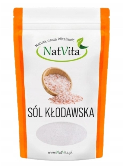 NatVita Sól kłodawska kamienna różowa 1,3 kg