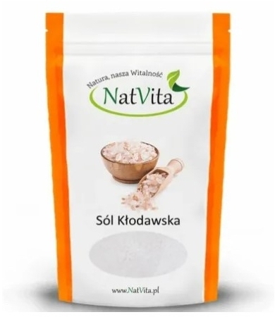 NatVita Sól kłodawska różowa,miałka 3 kg