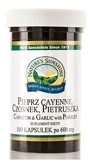Nature's Sunshine Papryka/czosnek/pietruszka 100 kapsułek