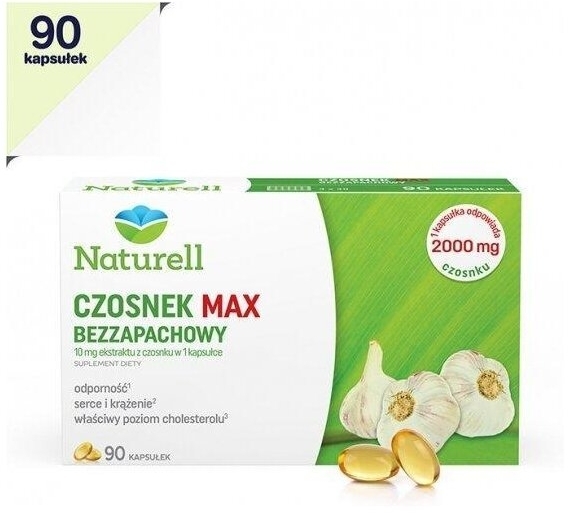 Naturell Czosnek Max bezzapachowy 90 kapsułek