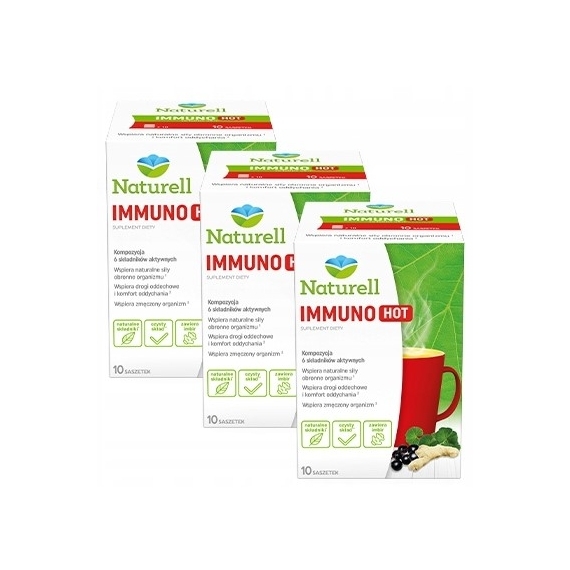 Naturell Immuno Hot 10 saszetek Wielopak x3