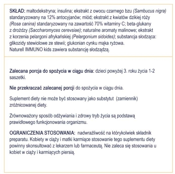 Naturell Immuno Kids 10 saszetek