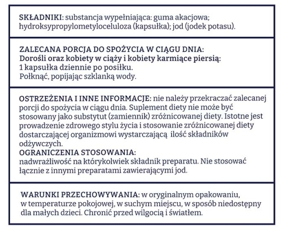 Naturell JOD 100 kapsułek
