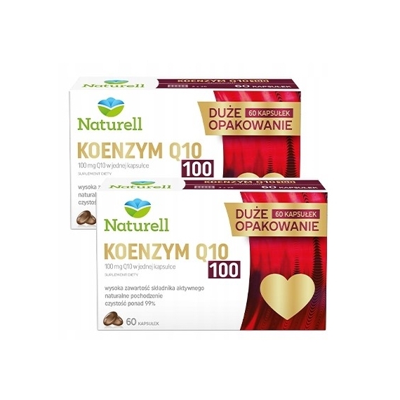 Naturell Koenzym Q10 100 60 kapsułek Wielopak x2