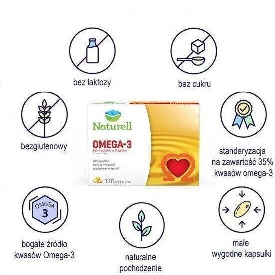Naturell Omega-3 120 kapsułek