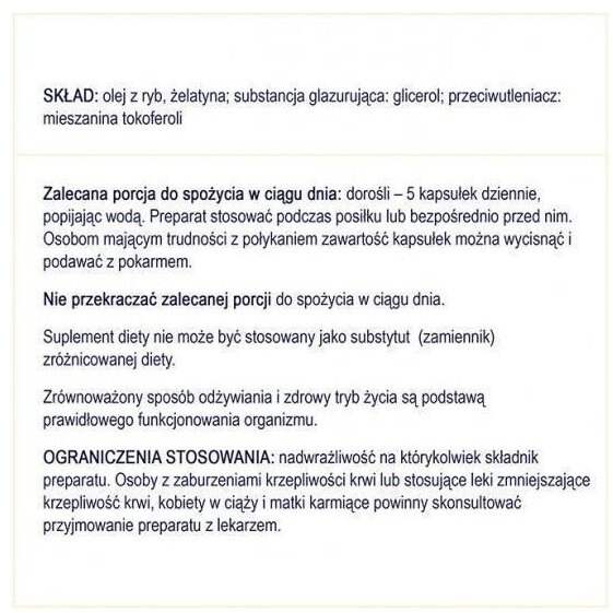Naturell Omega-3 120 kapsułek