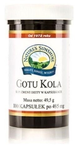 Natures Sunshine Gotu Kola 100 kapsułek
