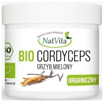 Natvita Bio Cordyceps grzyb mielony 100g