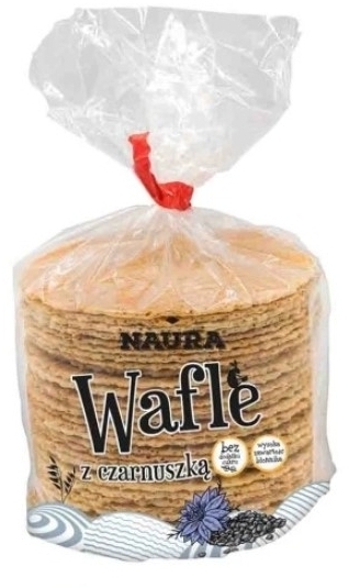 Naura Wafle z czarnuszką 100 g