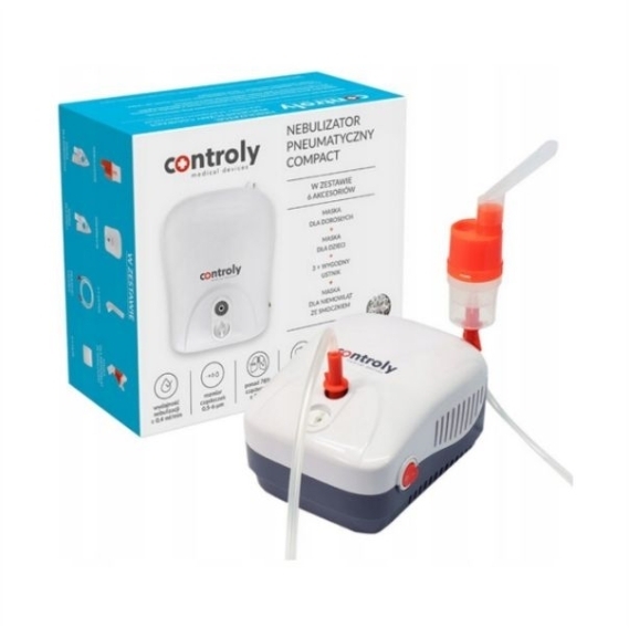 Nebulizator Pneumatyczny Compact dla dzieci, dorosłych i niemowląt Controly