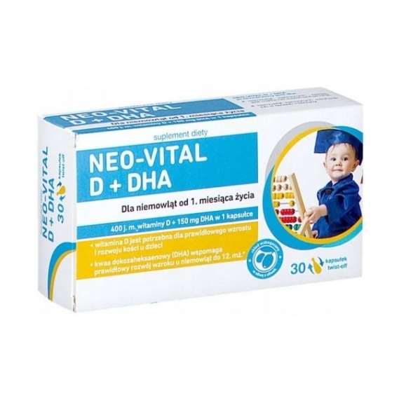 Neo-Vital D+DHA 30 kapsułek