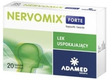 Nervomix Forte kaps.twarde 20 kaps.