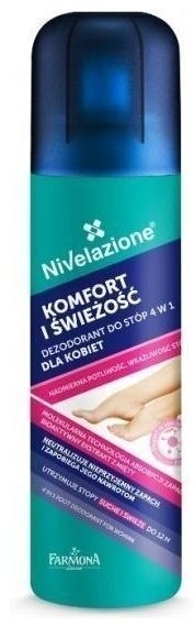 Nivelazione KOMFORT I ŚWIEŻOŚĆ Dezodorant do stóp 4 w 1 dla kobiet 180 ml