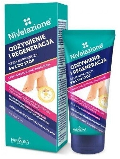 Nivelazione ODŻYWIENIE I REGENERACJA krem naprawczy 6 w 1 do stóp 75 ml