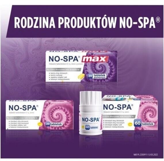 No-Spa 0,04 g 40 tabletek