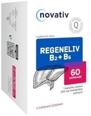 Novativ Regeneliv B2+B6 60 kapsułek