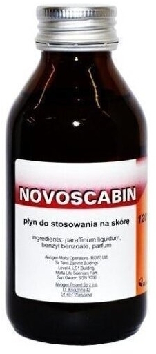 Novoscabin płyn do stosowania na skórę 120 ml