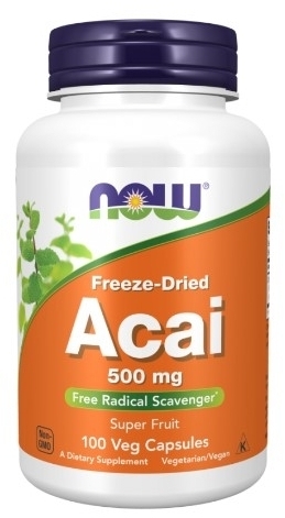 Now Foods Acai 500mg 100 kapsułek