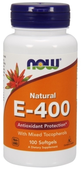 Now Foods E-400 mieszane tokoferole 100 kapsułek