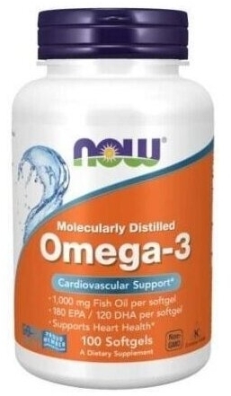 Now Foods Omega-3 100 kapsułek